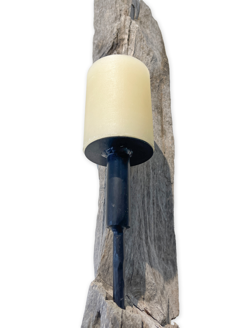 Lit Form “Monolith” Driftwood Sconce – Pillar Candle Edition
