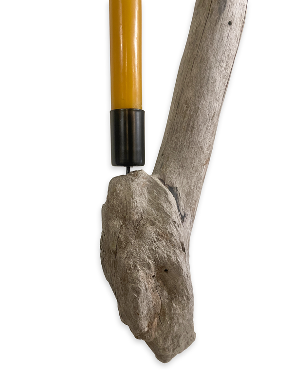 Lit Form “Trace” Driftwood Sconce – Taper Candle Edition