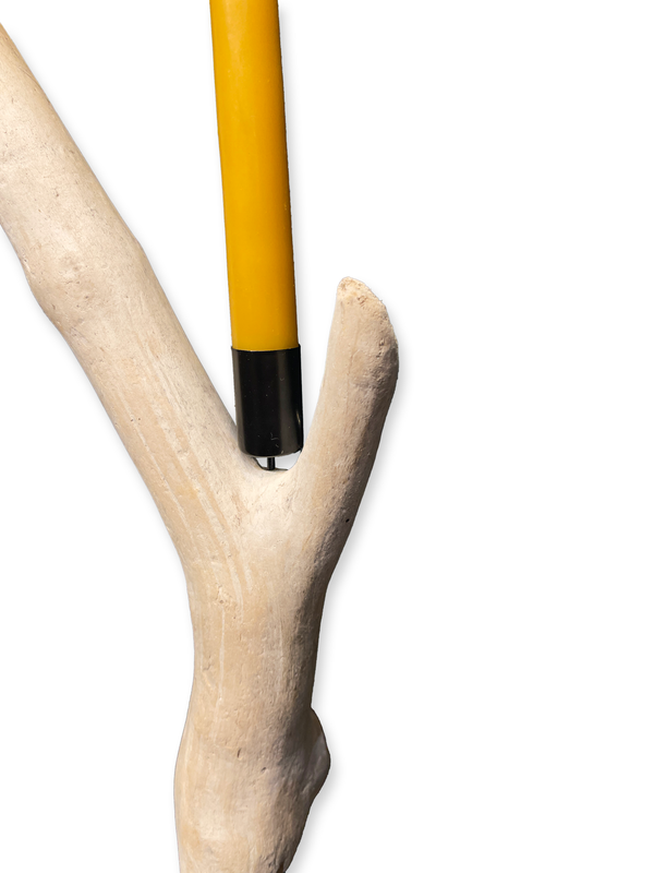 Lit Form “Wishbone” Driftwood Sconce – Taper Candle Edition